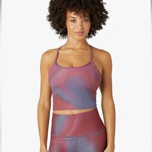 Beyond Yoga Spacedye Printed Slim Racerback Cropped Tank